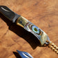 Abalone Shell Knife Necklace || Shell Pocket Knife Necklace || Blade Necklace || Brass Knife Necklace || Real Knife Necklace || Unisex