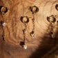 Gold Wanderlust Herkimer Diamond Hoop Earrings || 14K Gold Filled Herkimer Diamond Huggers || Bridal Earrings || Bridesmaid Hoops