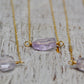 14k Gold Filled Amethyst Necklace || February Birthstone