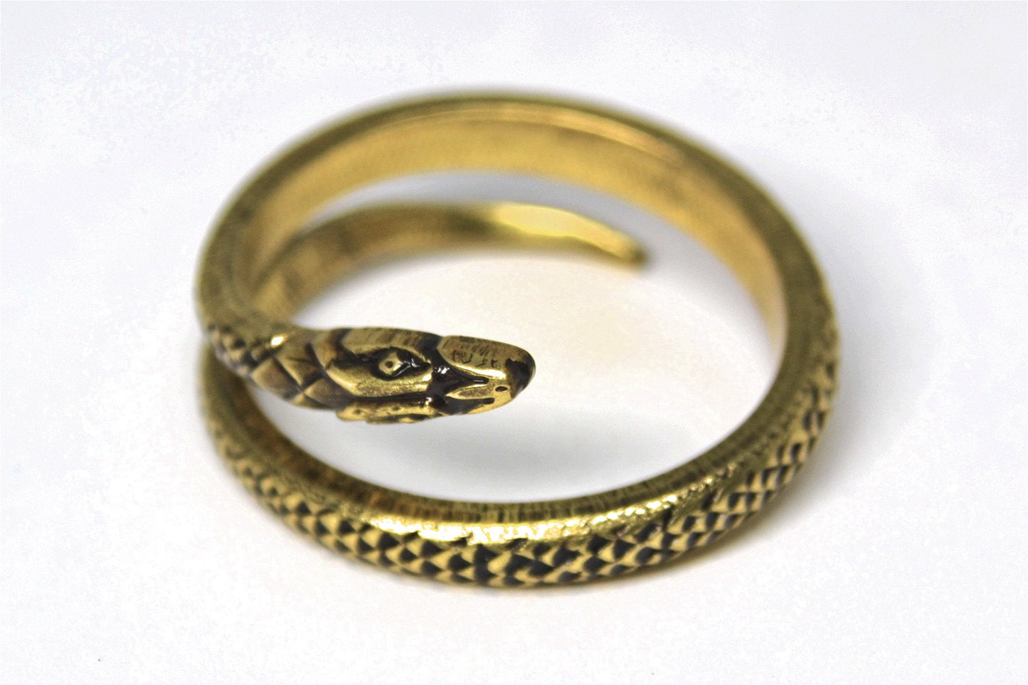 || Brass Snake Ring ||