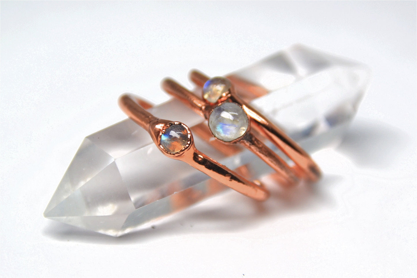 Dainty Moonstone Ring | June Birthstone Ring |