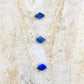 Gold Filled Lapis Lazuli Dainty Necklace  | September Birthstone |