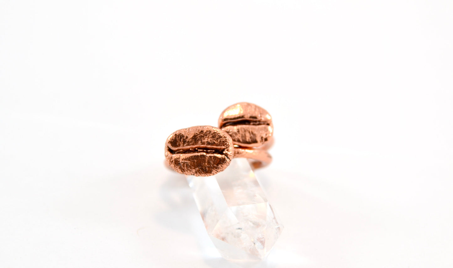 Real Coffee Bean Copper Ring || Copper Coffee Bean Ring