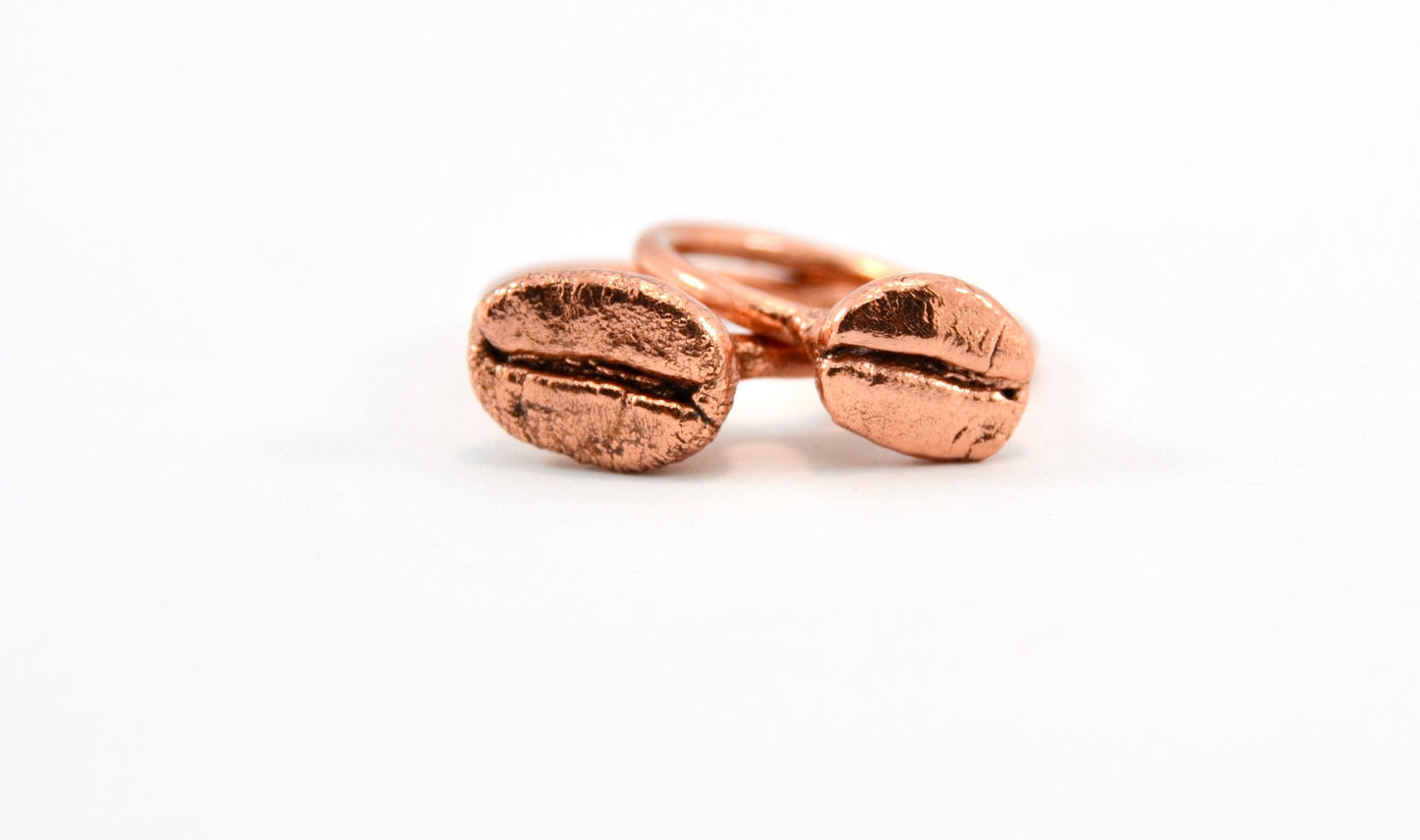 Real Coffee Bean Copper Ring || Copper Coffee Bean Ring